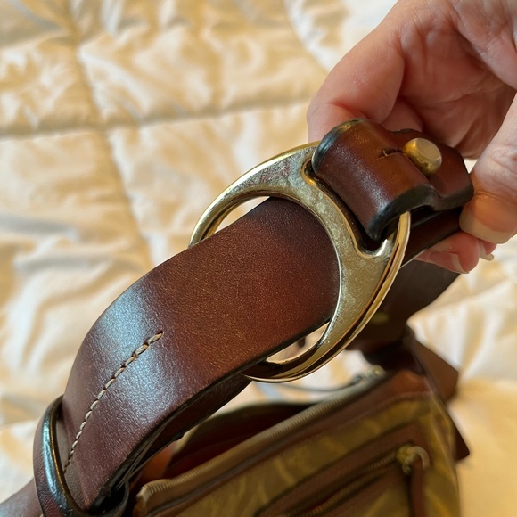 Vintage Dooney & Bourke  Hearts Baguette Shoulder Bag - Picture 7 of 13